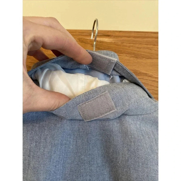 Izzi Women's Parka Jacket Full Zip Hooded 3X Blue - Picture 7 of 8